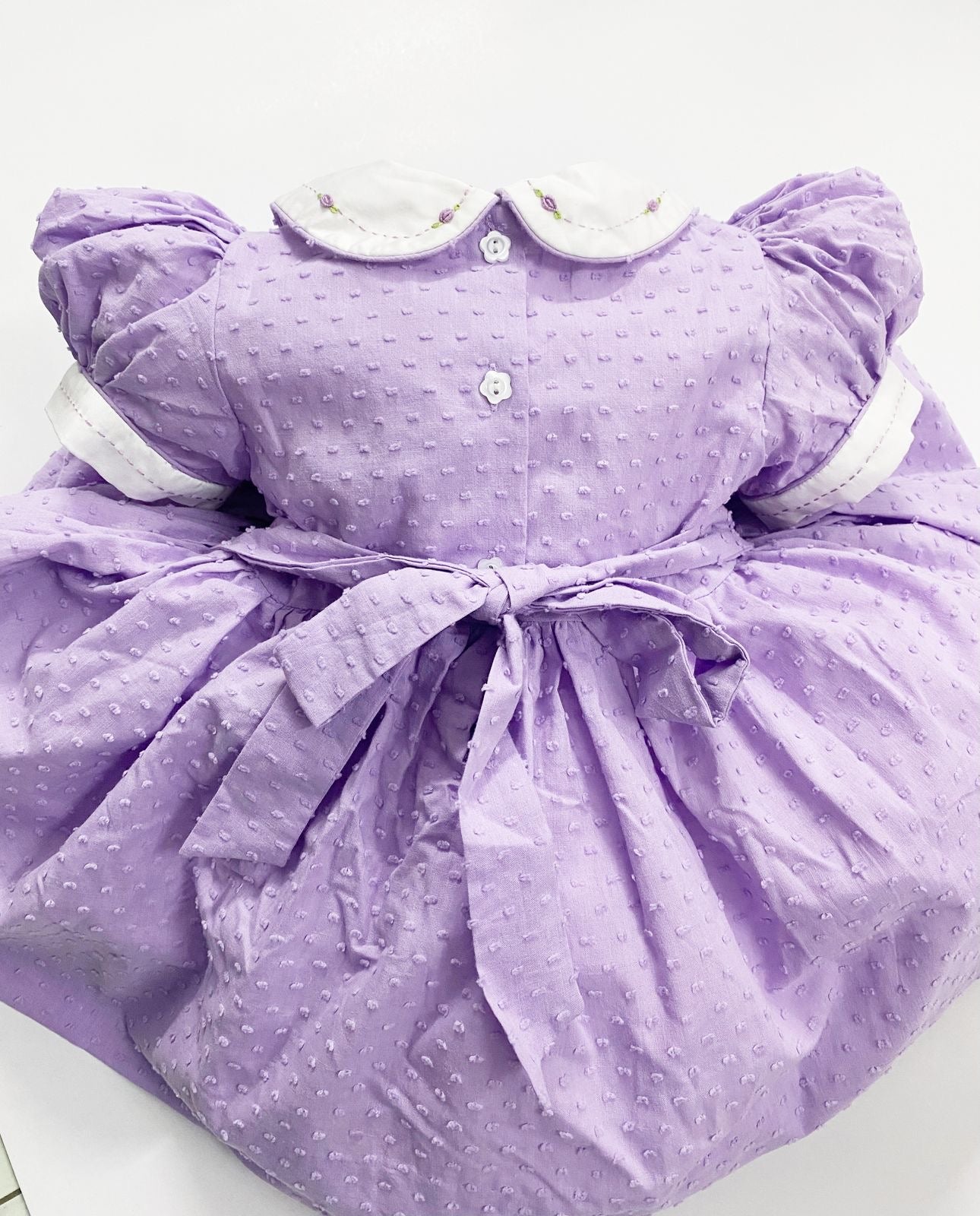 Luxe lilac smocked dress ( got matching romper for sale as well )