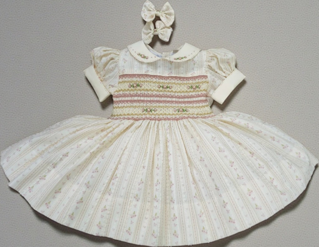 Vintage style smocked dress