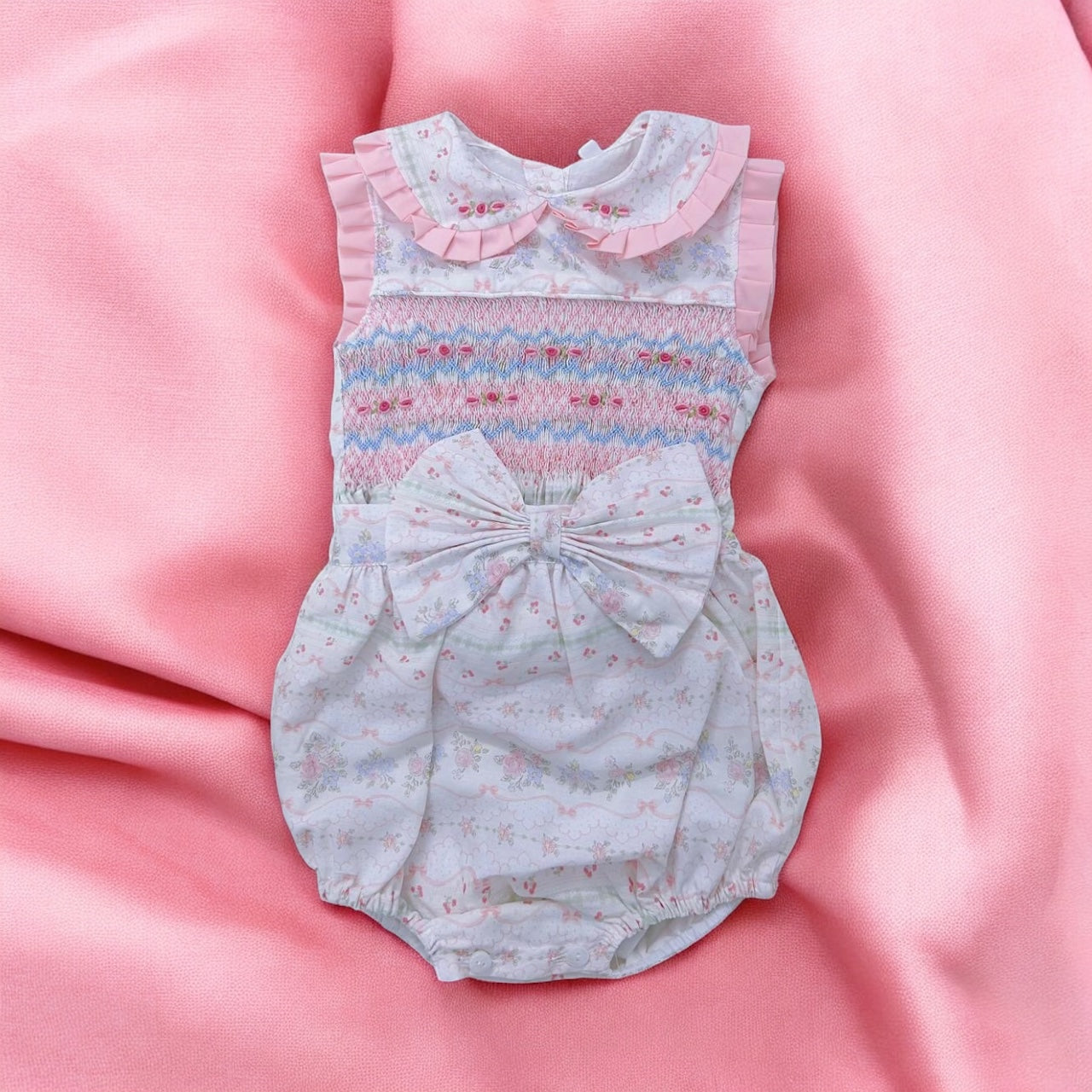 Smocked romper