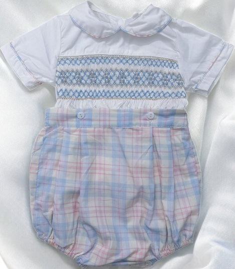 Boys pastel romper ( got matching sleeveless dress available)