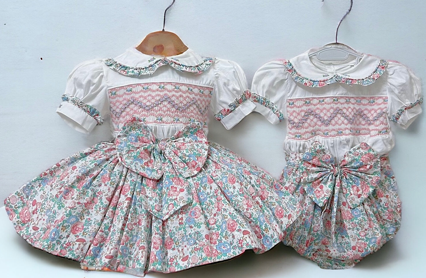 Floral girls romper NO HAIR BOWS