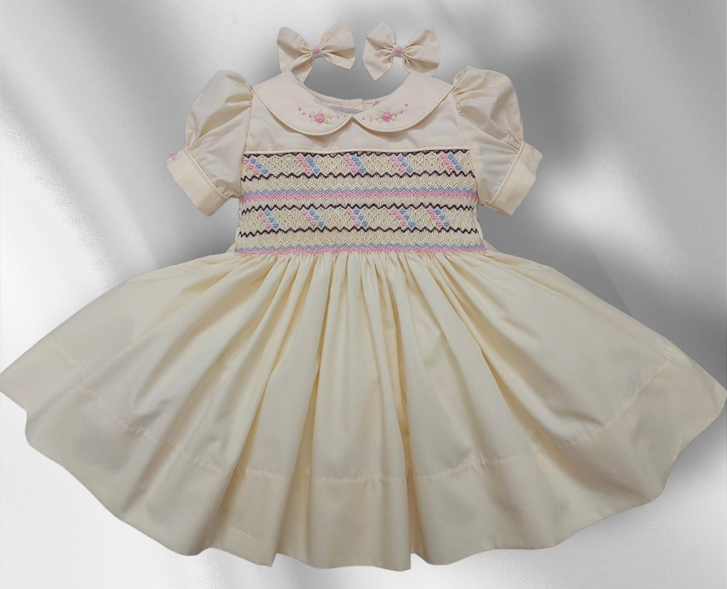 Pastel smocked dress