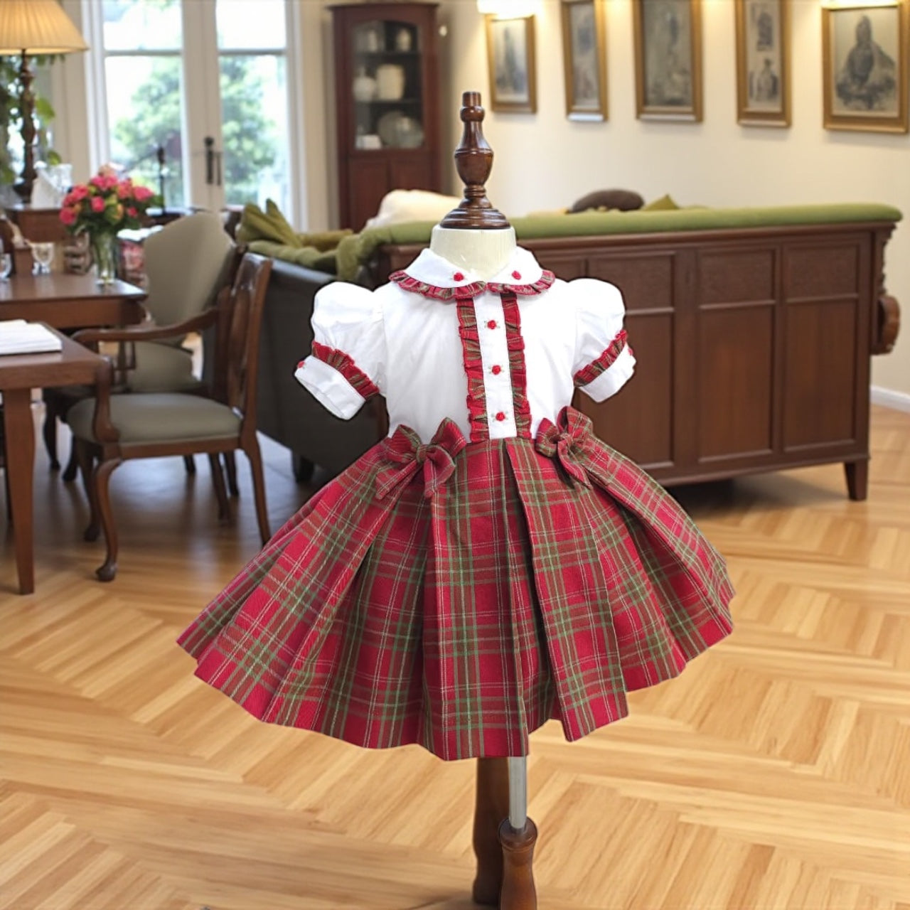 Classic tartan dress PRE ORDER HERE IN 2 WEEKS