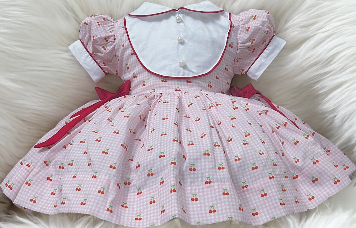Cherry classic style dress