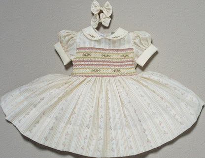 Vintage style smocked dress