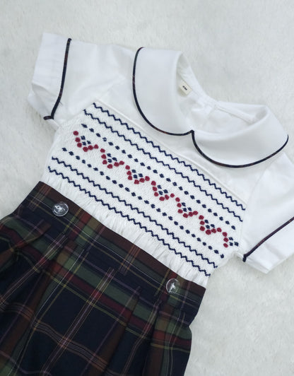 Boys Hand-Smocked Suit