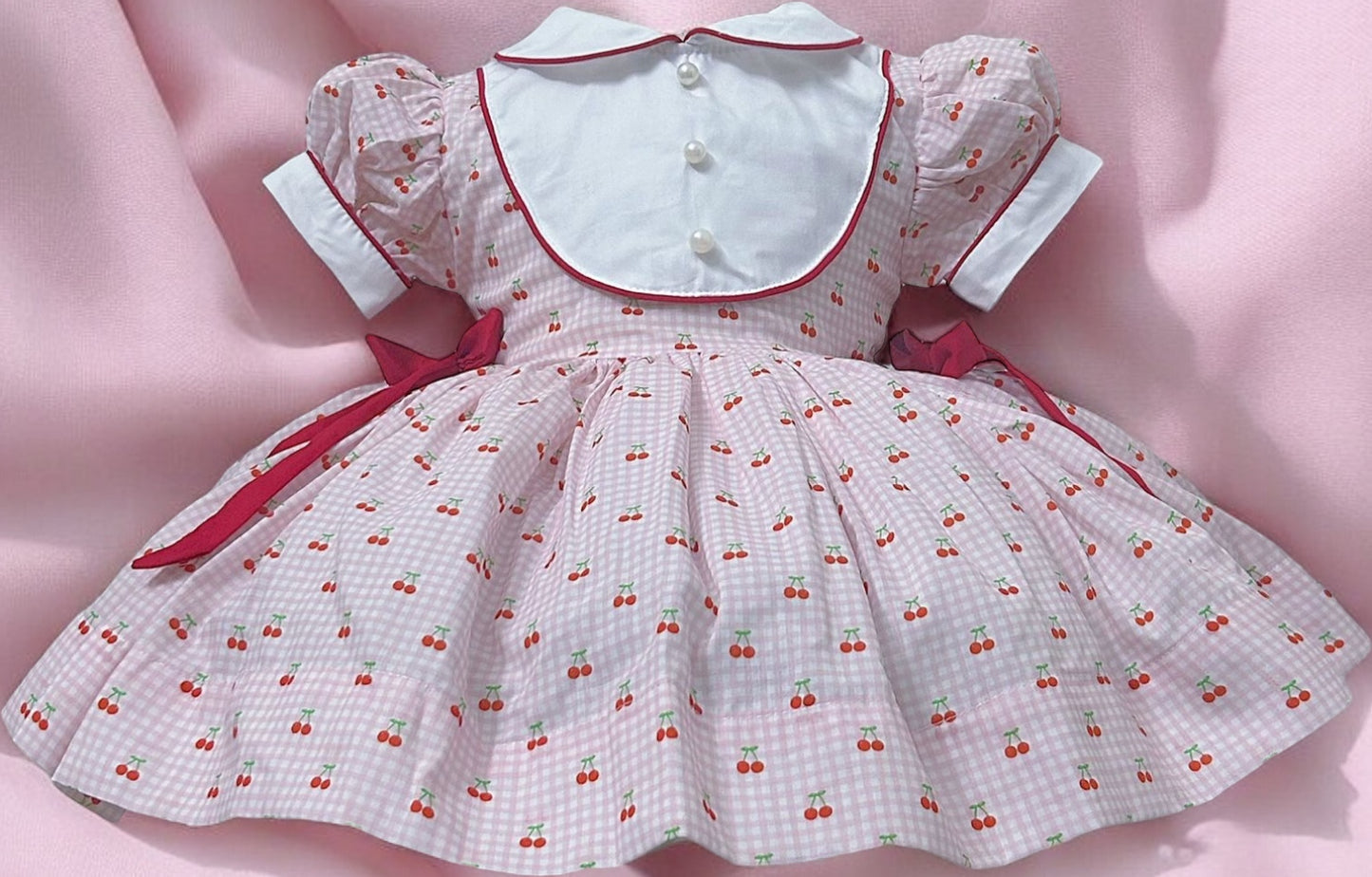 Cherry classic style dress