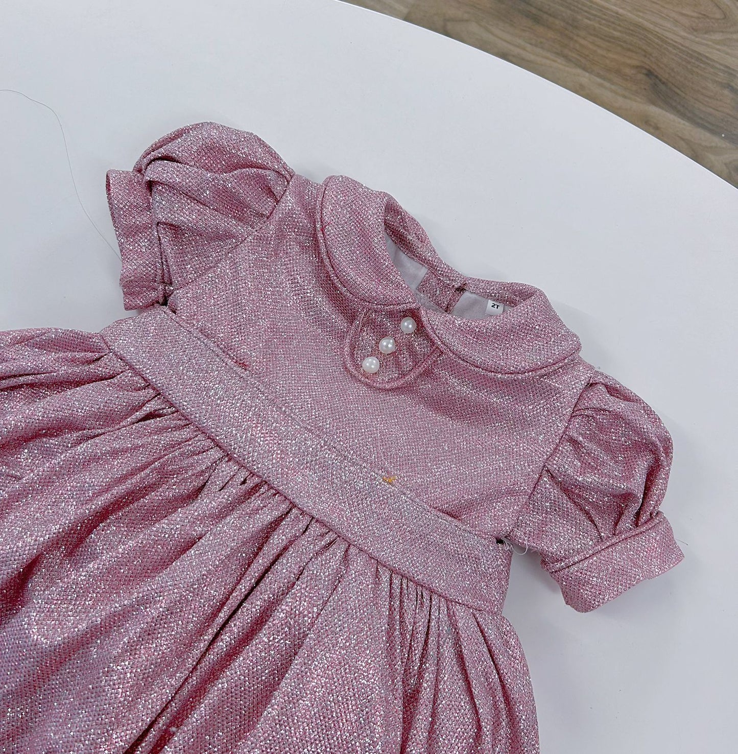 Pink glitter dress