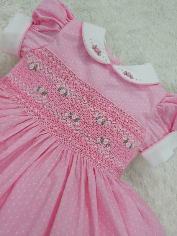 Pink Polkadot Dress