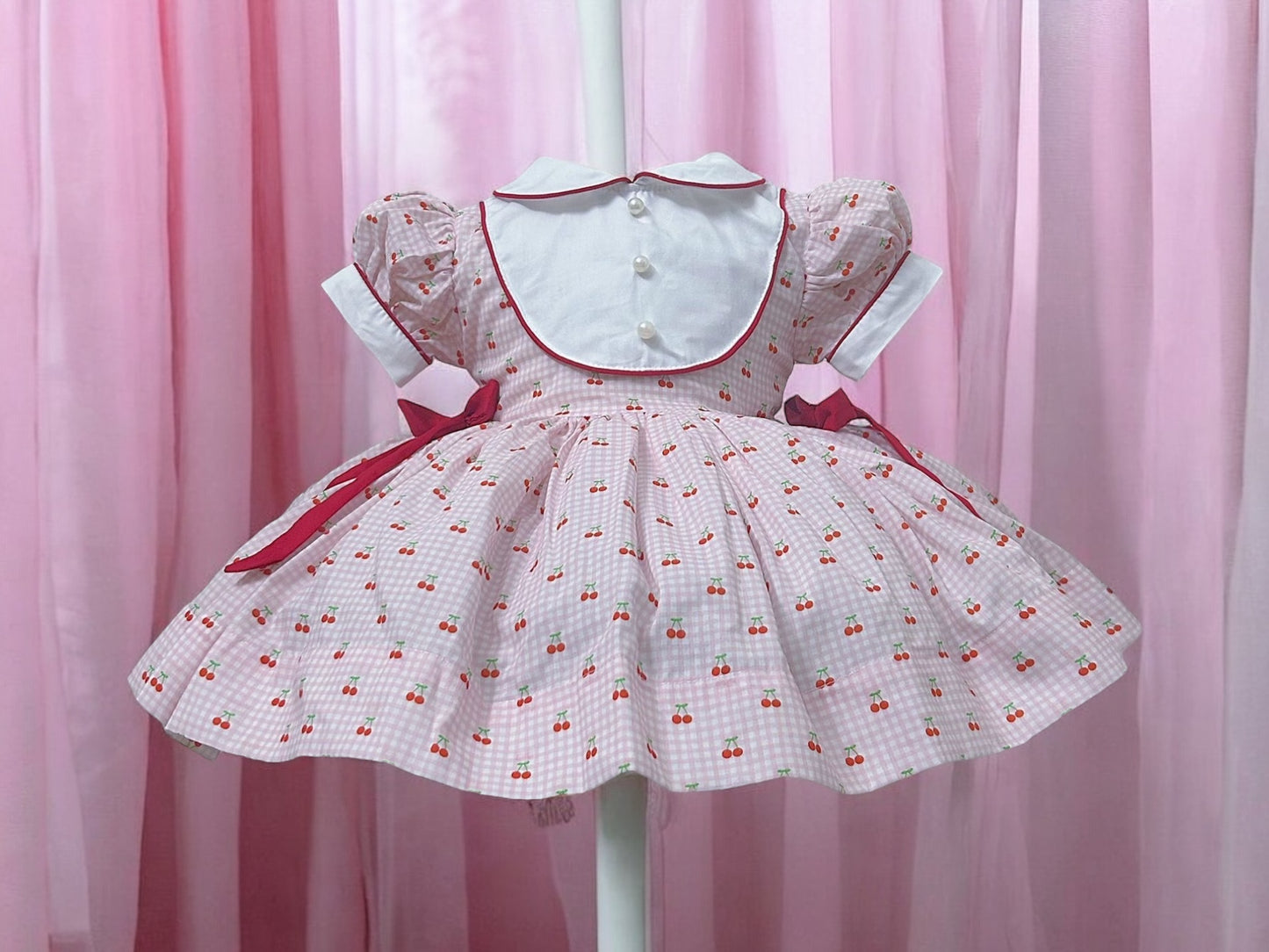 Cherry classic style dress