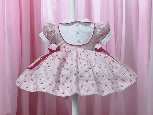 Cherry classic style dress