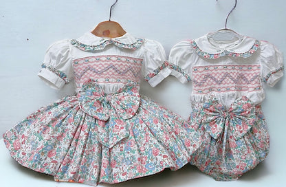 Floral girls romper NO HAIR BOWS