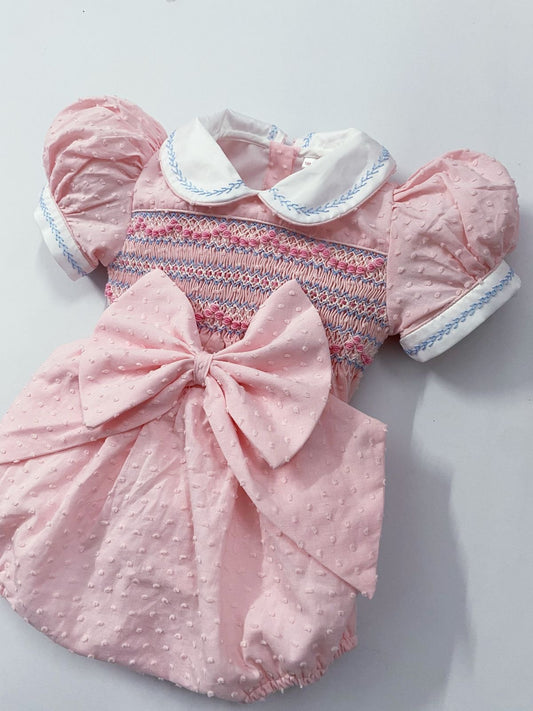 Luxe Swiss dot romper ( got matching dress available )