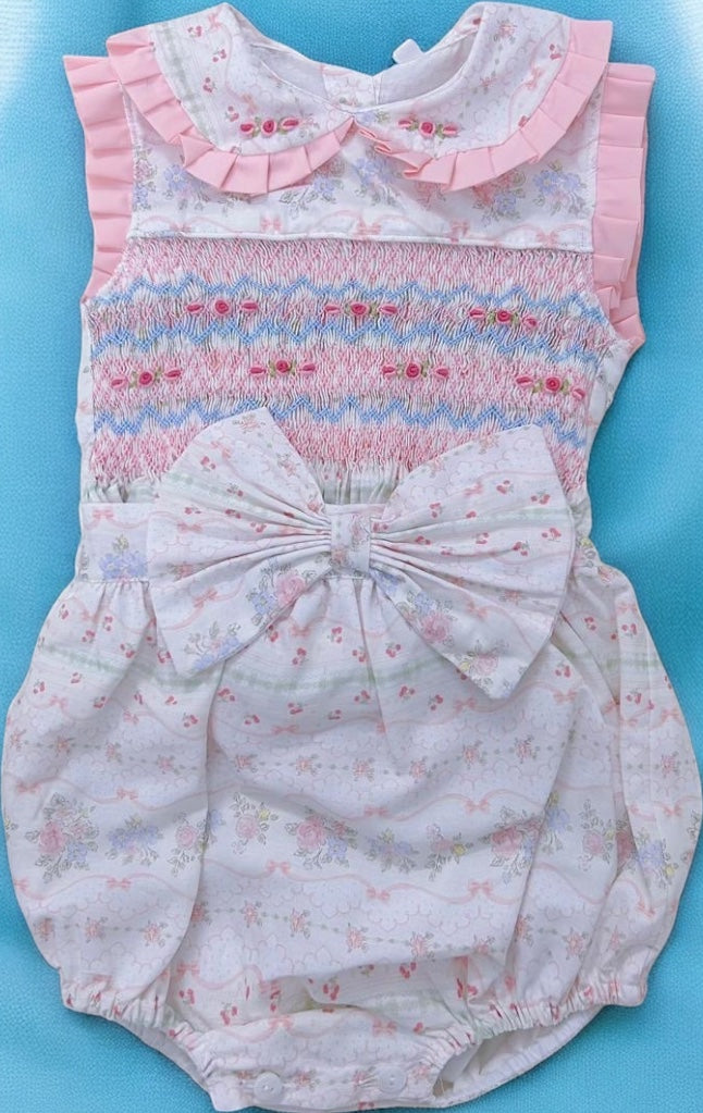 Smocked romper