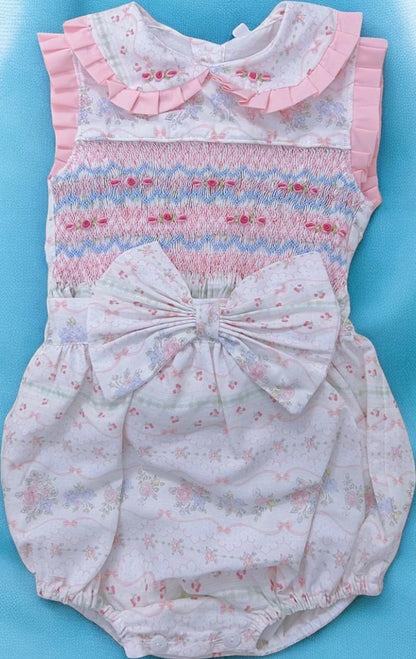 Smocked romper