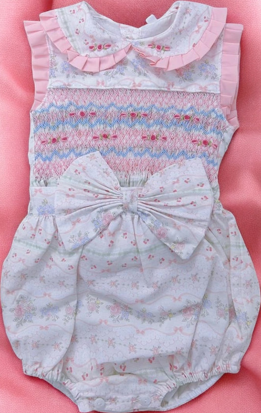 Smocked romper