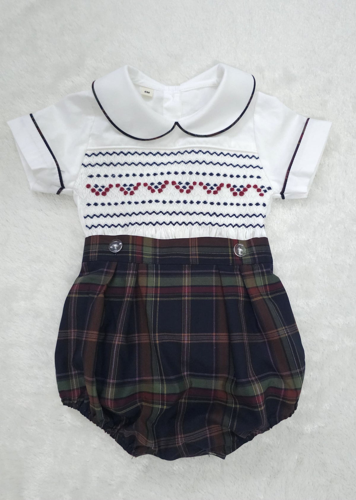Boys Hand-Smocked Suit