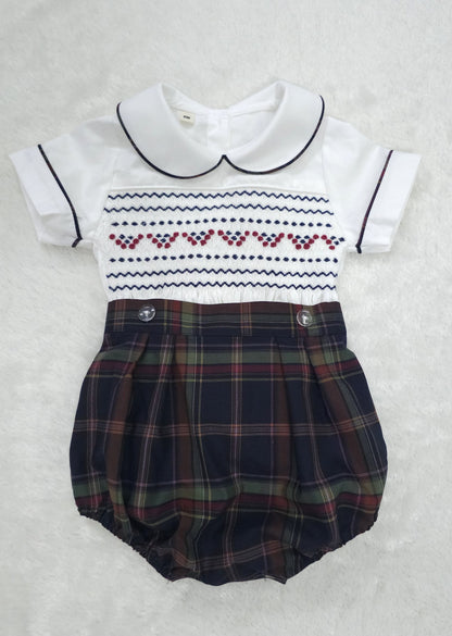 Boys Hand-Smocked Suit