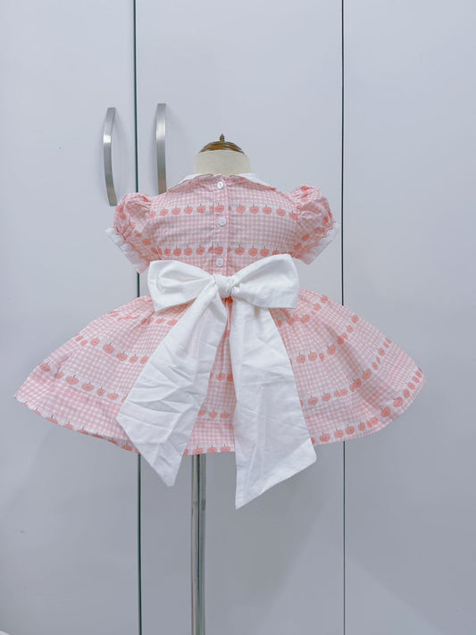 Pink apple classic dress