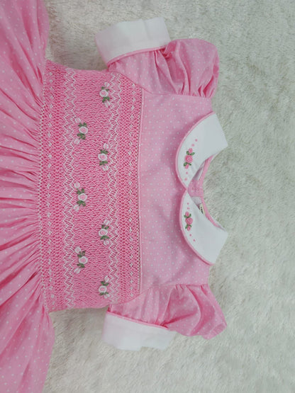 Pink Polkadot Dress
