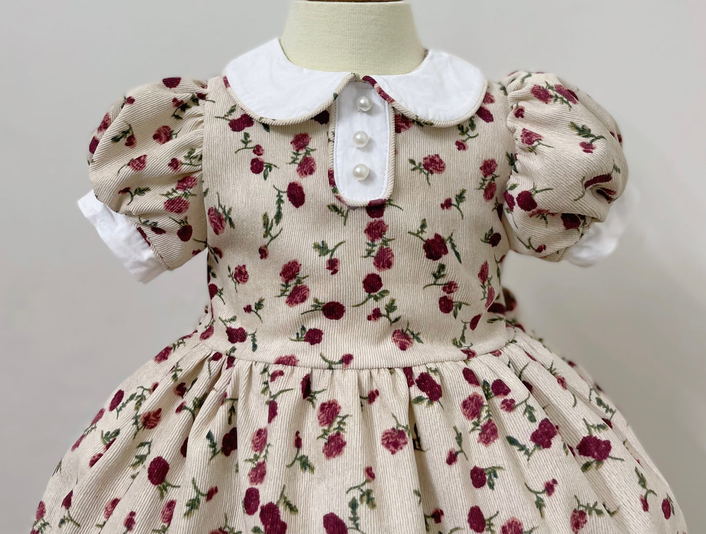 Corduroy classic dress