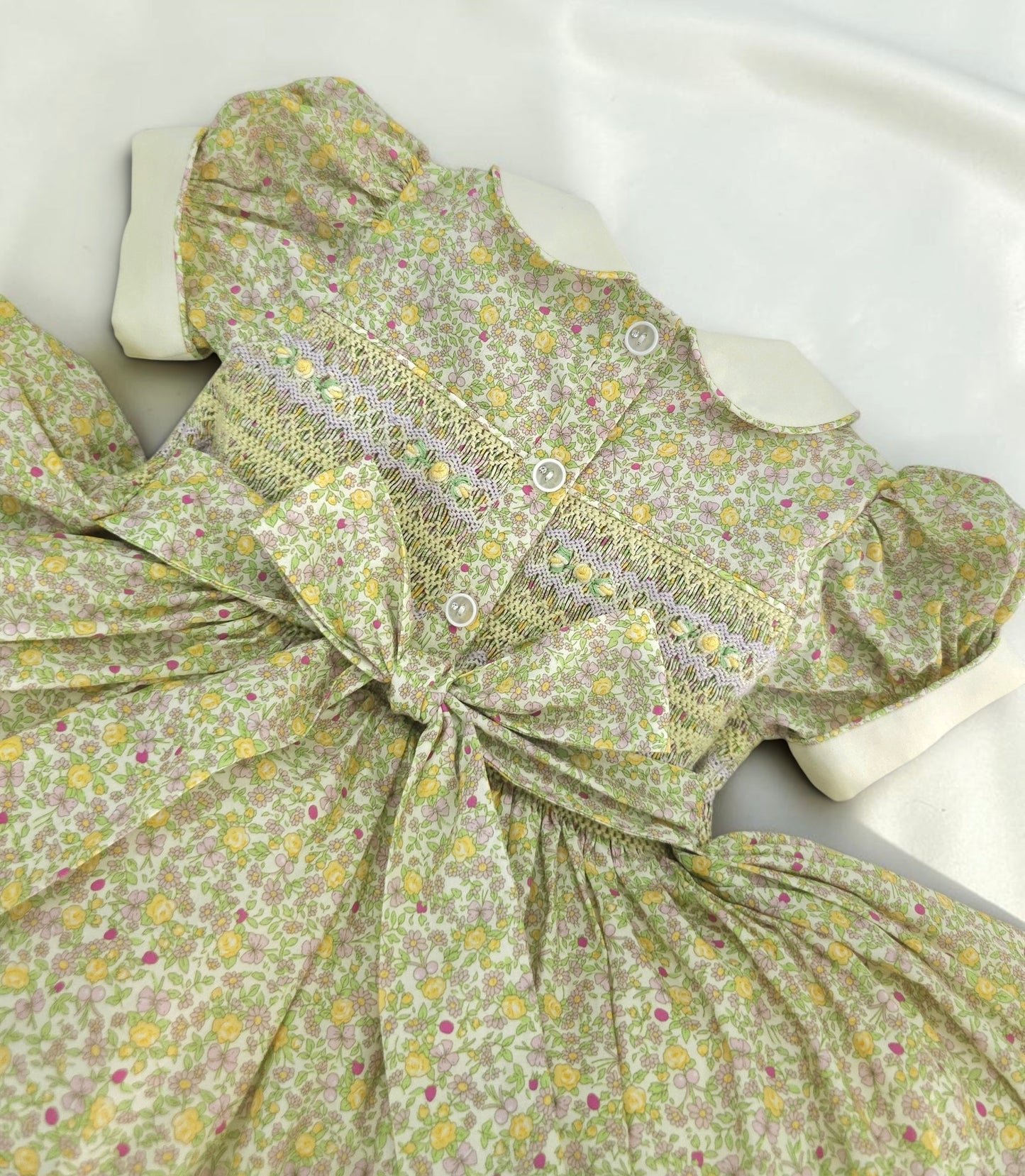 English Meadow Hand Smocked Dress | Baby Jones Ltd