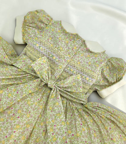 English Meadow Hand Smocked Dress | Baby Jones Ltd