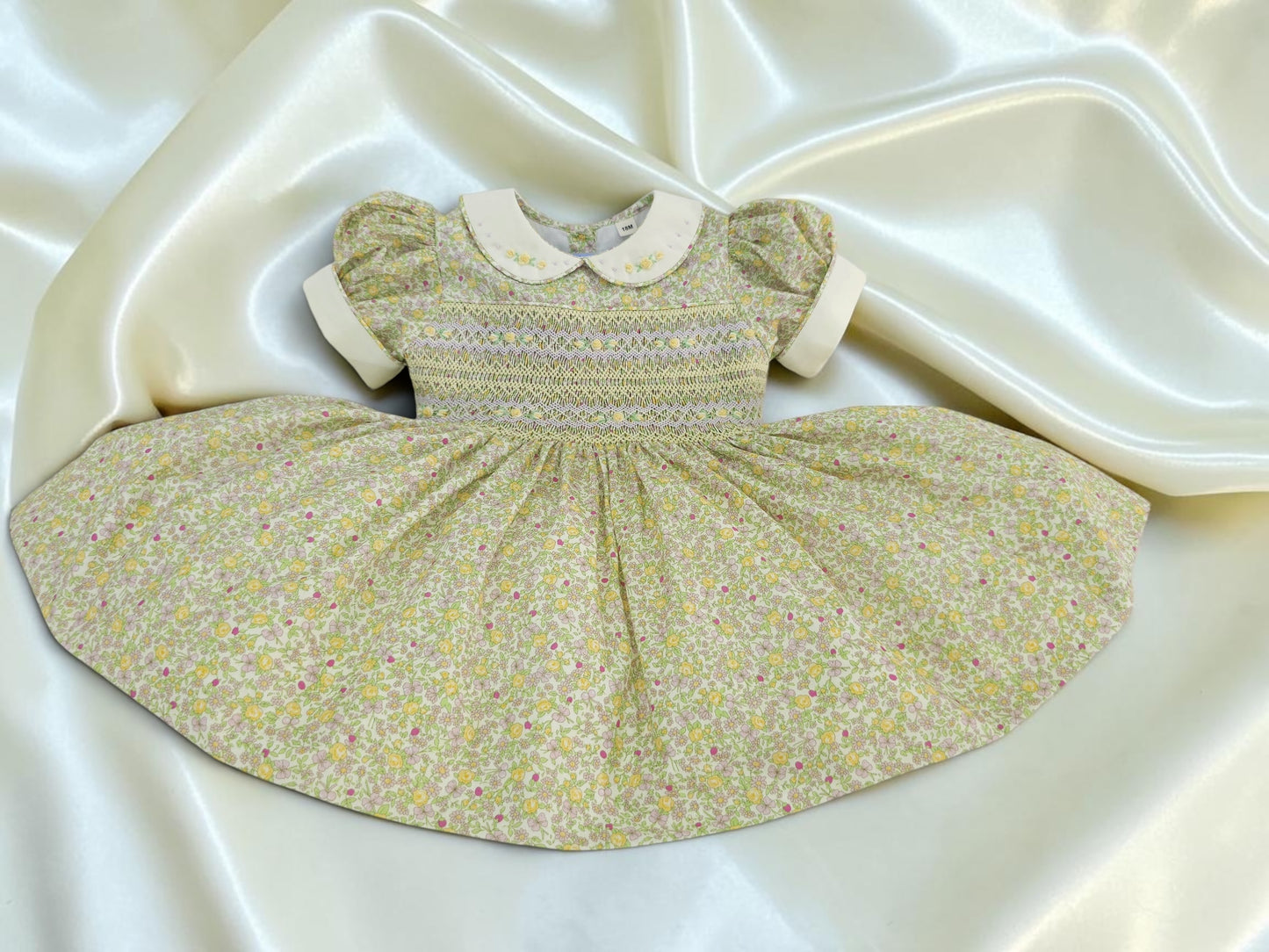 English Meadow Hand Smocked Dress | Baby Jones Ltd