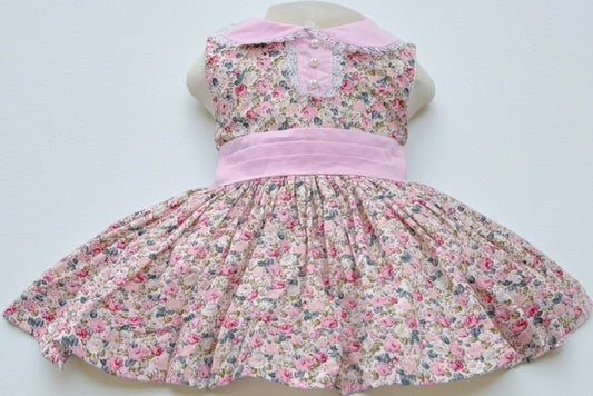 Floral sleeveless classic dress ( have matching romper available)